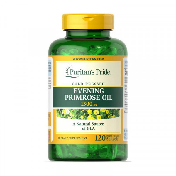 Evening Primrose Oil 1300 mg (120 sgels) Puritan's Pride