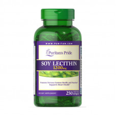 Puritan's Pride Soy Lecithin 1200 mg (термін до 28.02.2026) (250 softgels)