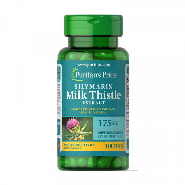 Silymarin Milk Thistle Extract 175 mg (100 caps) Puritan's Pride