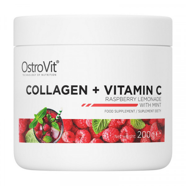 OstroVit Collagen + Vitamin C (200 g, black currant)