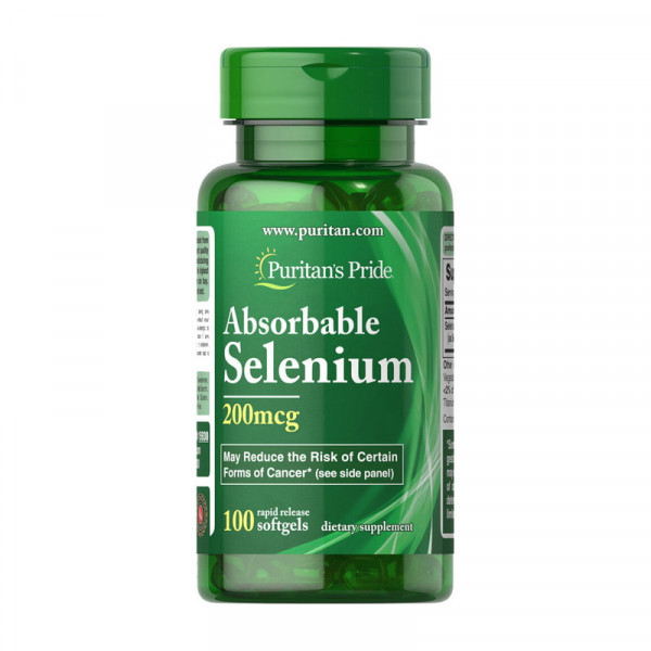 Absorbable Selenium 200 mg (100 sgels) Puritan's Pride