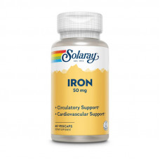 Solaray Iron 50 mg (60 veg caps)