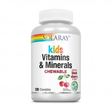 Kid`s Vitamin & Minerals (120 chewables, black cherry)