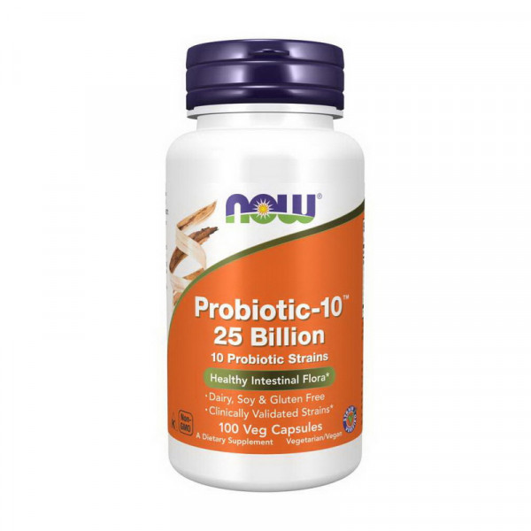 Probiotic-10 25 Billion (100 veg caps) NOW