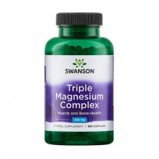 Swanson Triple Magnesium Complex 400 mg (100 caps)