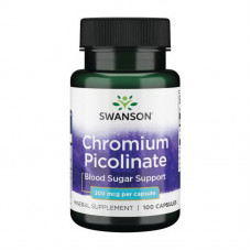 Swanson Chromium Picolinate 200 mcg (100 caps)