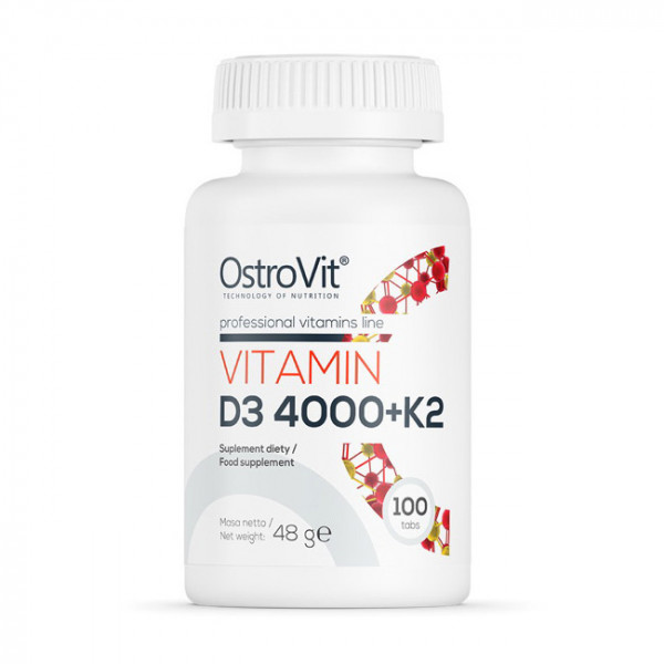 Vitamin D3 4000 + K2 (100 tabs) OstroVit