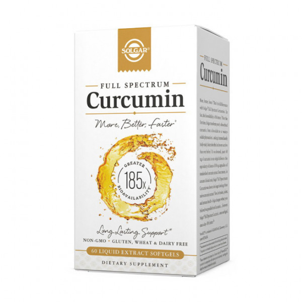 Full Spectrum Curcumin (60 liquid softgels) Solgar