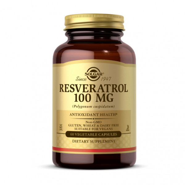 Resveratrol 100 mg (60 veg caps) Solgar