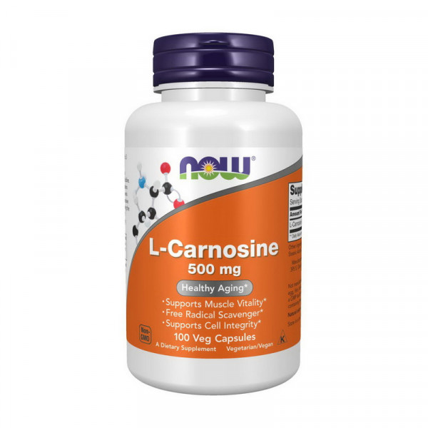 L-Carnosine 500 mg (100 veg caps) NOW