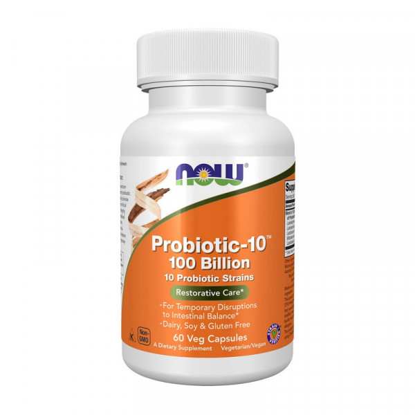 Probiotic-10 100 Billion (60 veg caps) NOW