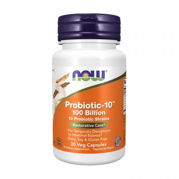 Probiotic-10 100 Billion (30 veg caps) NOW