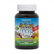 Natures Plus Animal Parade Mag Kidz (90 animal-shaped tabs, cherry)