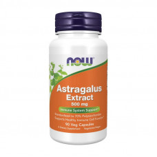 NOW Astragalus Extract 500 mg (термін до 28.03.2026) (90 veg caps)