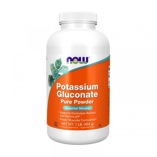 Potassium Gluconate Pure Powder (454 g) NOW