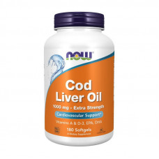 Cod Liver Oil 1000 mg Extra Strength (180 softgels)