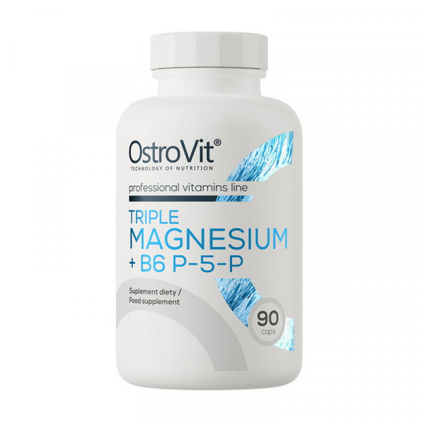 Triple Magnesium+B6 P-5-P (90 caps) OstroVit