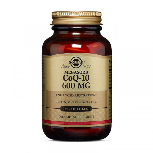 MegaSorb CoQ-10 600 mg (30 softgels) Solgar