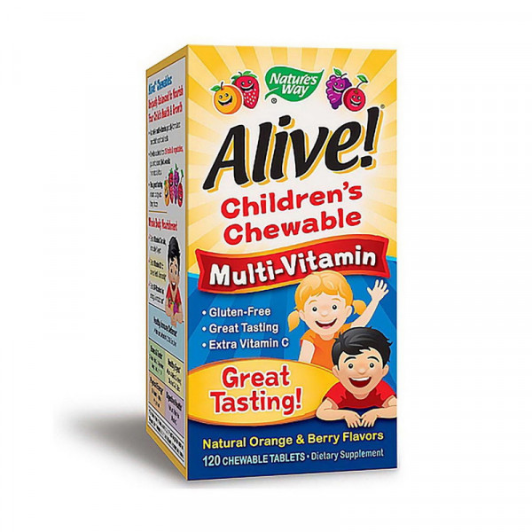 Alive! Children's Chewable Multi-Vitamin (120 tab) Nature's Way