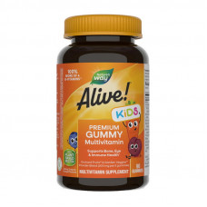 Alive! Kids Premium Gummy Multivitamin (90 gummies, Cherry, Orange & Grape)