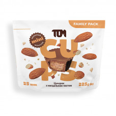TOM peanut butter Цукерки з мигдальною пастою в молочному шоколаді - Family Pack (225 g)