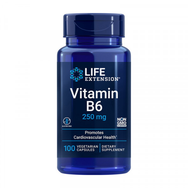 Vitamin B6 250 mg (100 veg caps) Life Extension