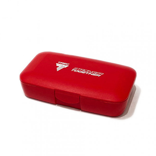 Pillbox Stronger Together (red) (red) TREC nutrition