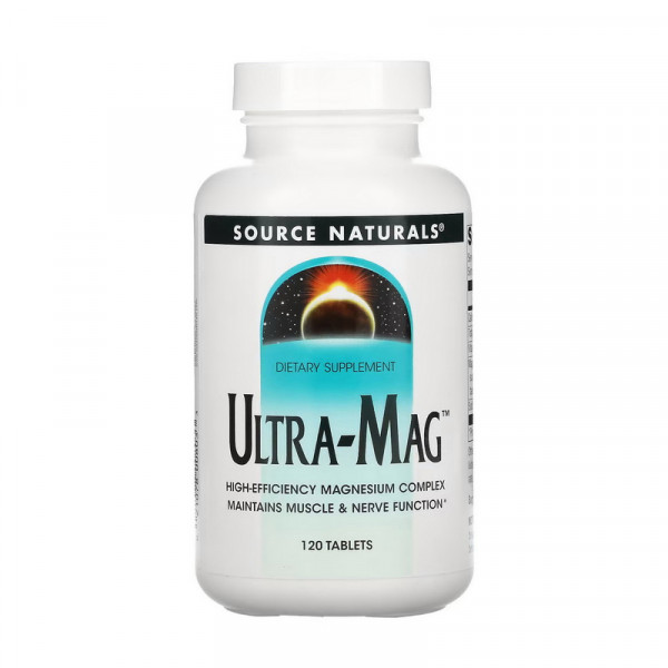 Ultra-Mag (120 tab) Source Naturals