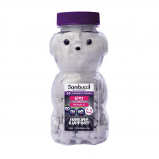 Black Elderberry Chewable Teddies For Kids + Vitamin C (60 chew teddies)