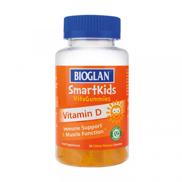 Smartkids Vitamin D (30 gummies, citrus) Bioglan