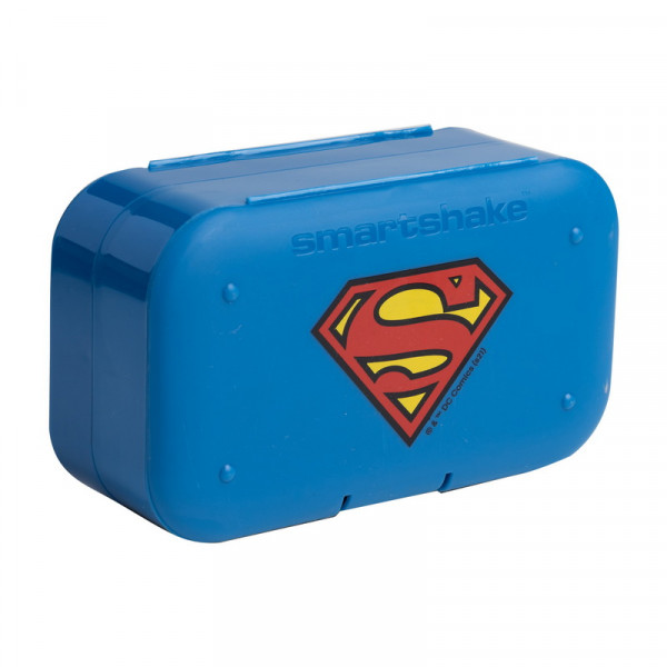 SmartShake Pill Box Organizer 2-Pack DC Superman