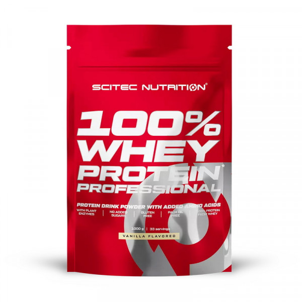 100% Whey Protein Professional (1 kg, vanilla) Scitec Nutrition