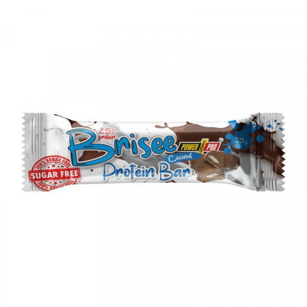 Brisee Protein Bar 25% sugar free (55 g, coconut) Power Pro