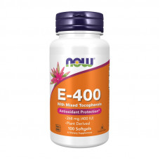 NOW E-400 with mixed Tocopheryl (100 softgels)