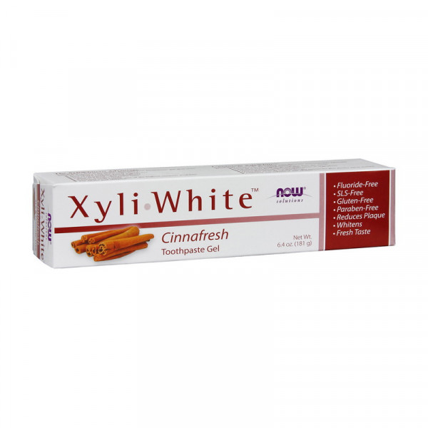 Xyli White Toothpaste Gel (181 g, cinnafresh) NOW