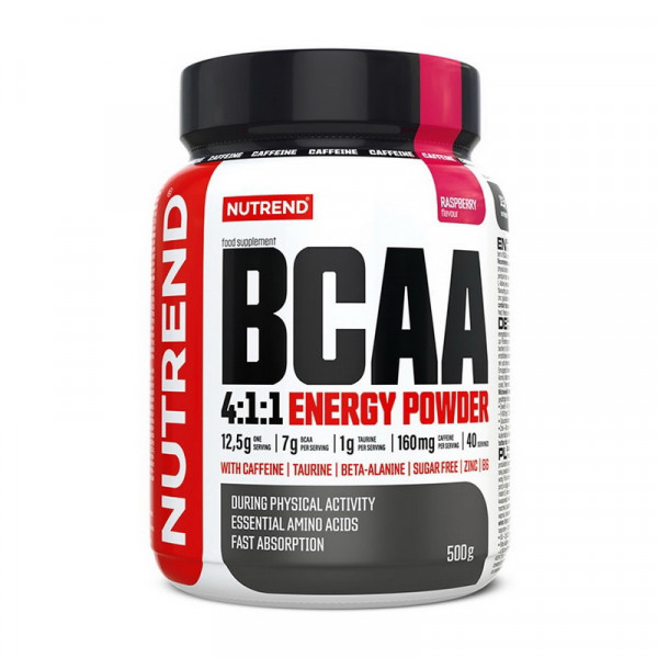 BCAA 4:1:1 Energy Powder (500 g, orange) Nutrend