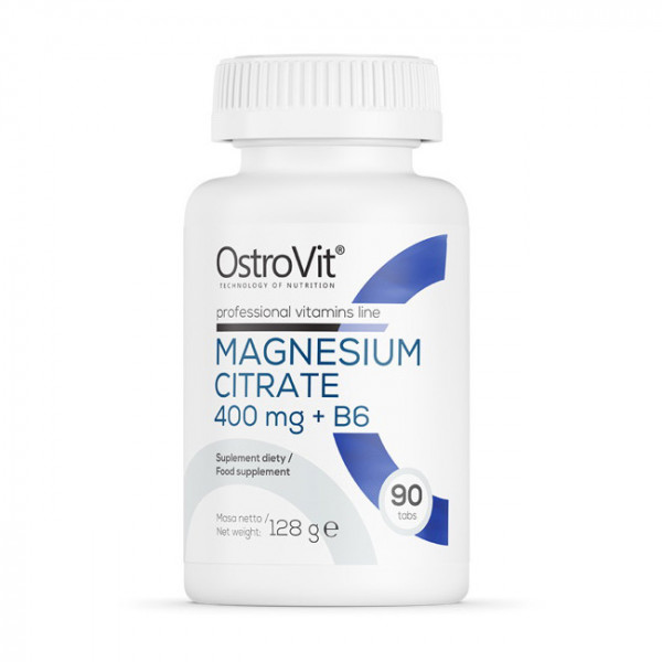 Magnesium Citrate 400 mg + B6 (90 tab) OstroVit