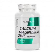 Progress Nutrition Calcium Magnesium Zinc Complex (затертий термін придатності) (90 tab)