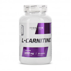 Progress Nutrition L-Carnitine 1000 mg (затертий термін придатності) (30 tabs)