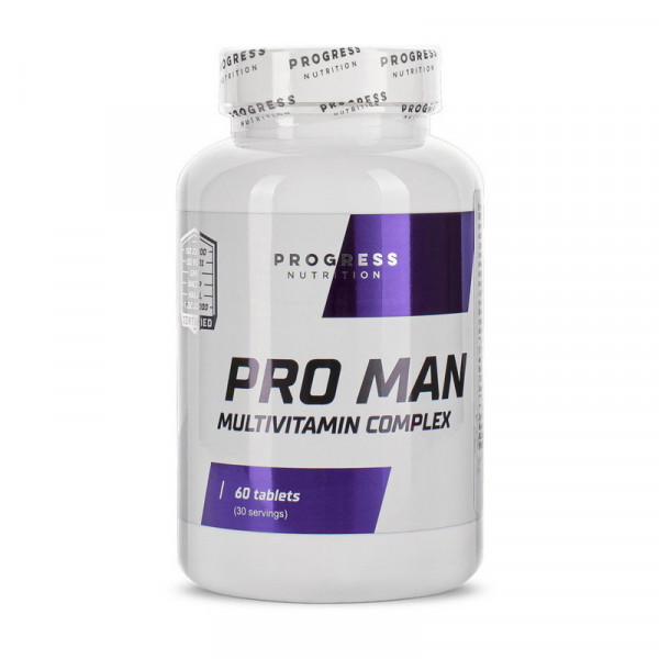 Pro Man Multivitamin Complex (60 tabs) Progress Nutrition