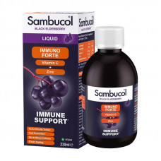 Sambucol Immuno Forte + Vitamin C + Zinc Liquid (відкрита пляшка) (230 ml)