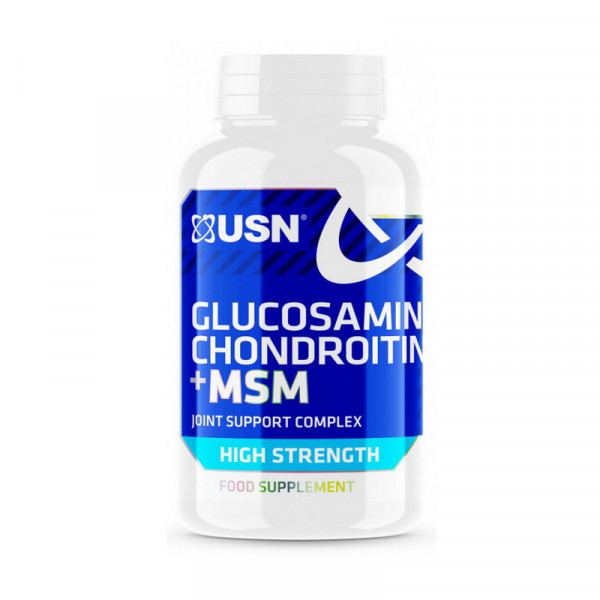 USN Glucosamine Chondroitin MSM (пошкоджена заводська етикетка) (90 tabs)