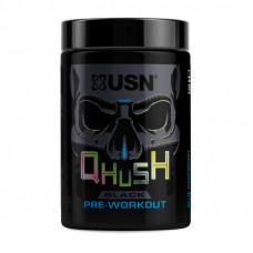 USN Qhush Black Pre-workout (відкрита банка) (220 g, blue raspberry)