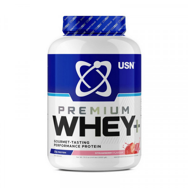 Whey+ Premium Protein (2 kg, strawberry)