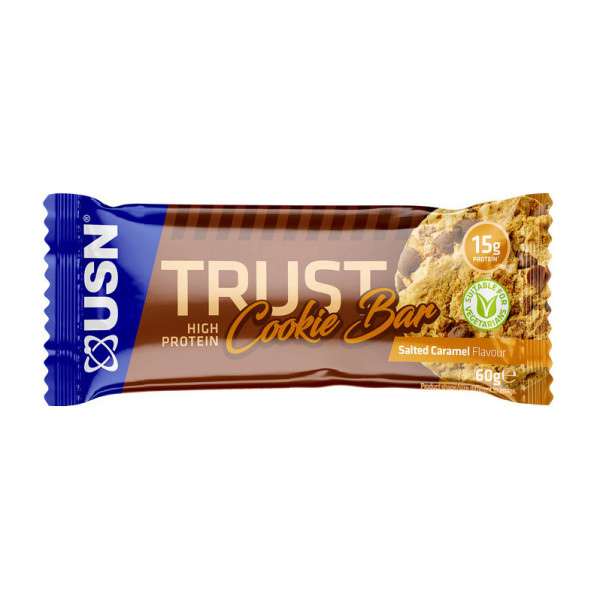 Trust Cookie Bar (60 g, salted caramel) USN