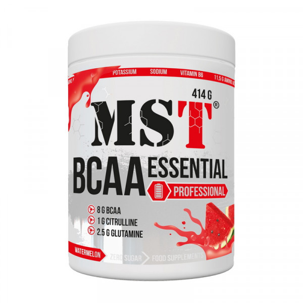 BCAA Essential Proffesional (414 g, blue raspberry) MST