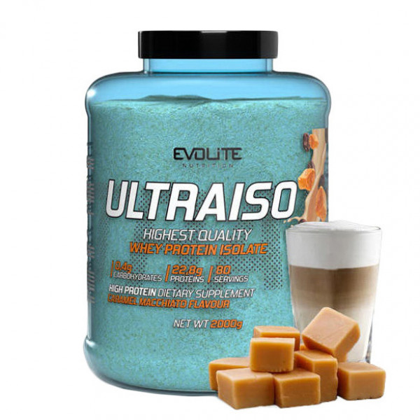 Ultra Iso (2 kg, caramel macchiato) Evolite Nutrition