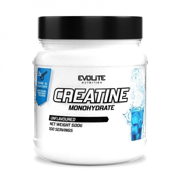 Creatine Monohydrate (500 g, unflavoured) Evolite Nutrition