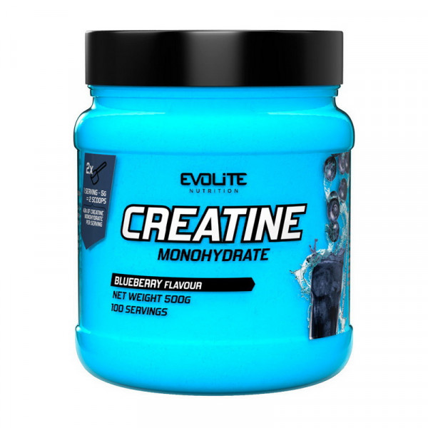 Evolite Nutrition Creatine Monohydrate (500 g, blueberry)