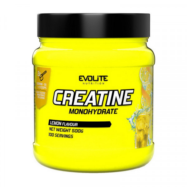 Creatine Monohydrate (500 g, lemon) Evolite Nutrition